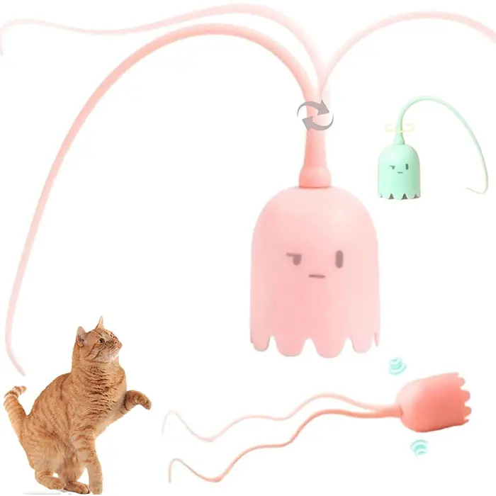 Zampa Sarjlı Hareketli Sihirli Kuyruk Kedi Oyuncağı 38cm
