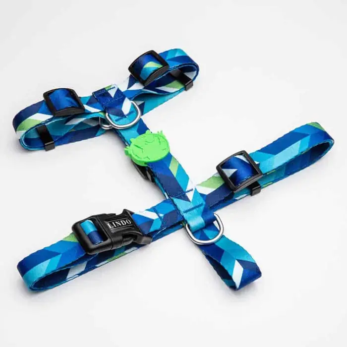 Lindo Blue Dream H Tipi Köpek Göğüs Tasması Large