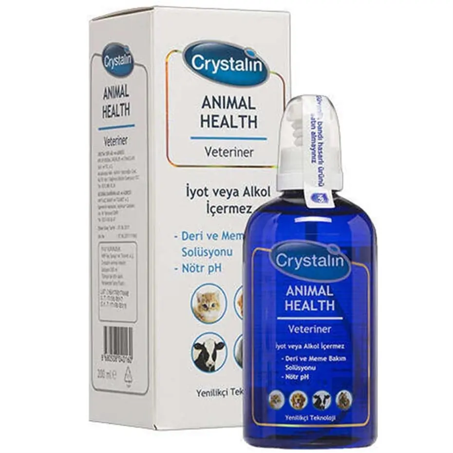 Crystalin Animal Health Yara Bakım Solüsyonu ve Dezenfektan 250ml
