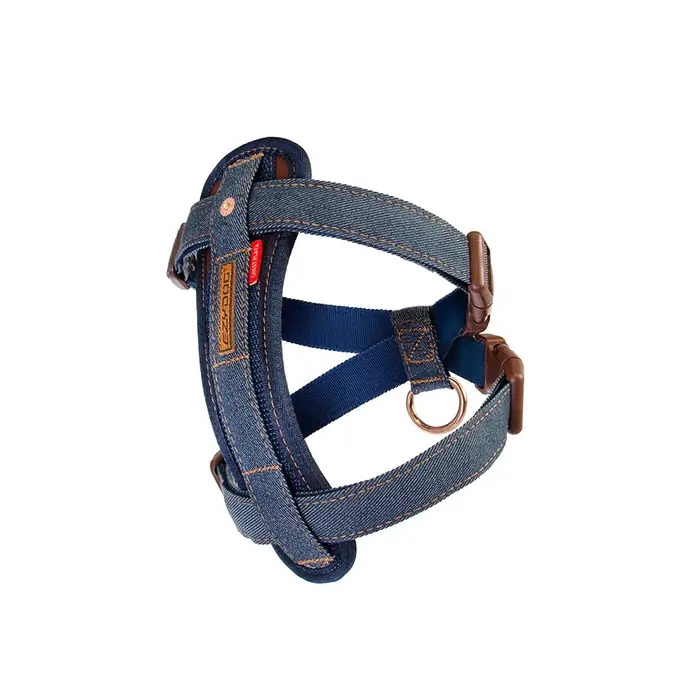 Ezydog 04898 Chest Plate Harness Denim Köpek Göğüs Tasması Large