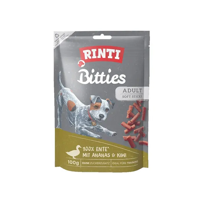 Rıntı Bitties Ördek Ananas Ve Kivili Köpek Ödülü 100 Gr