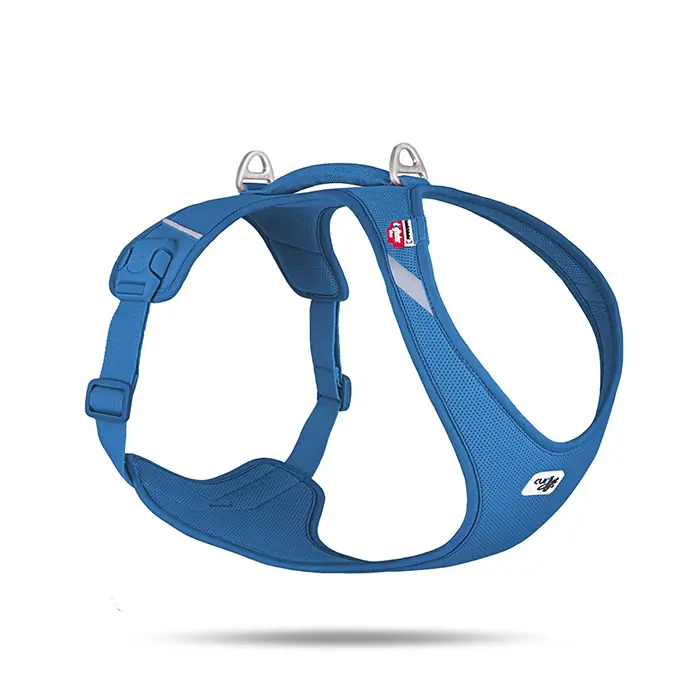 Curli Belka Harness Air-Mesh Köpek Göğüs Tasması Mavi XLarge