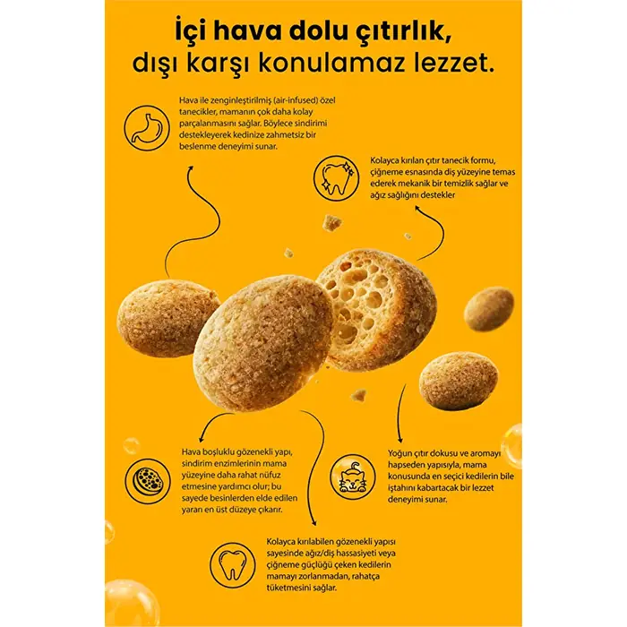 Reflex Crunchy Bubbles Tavuklu Kısırlaştırılmış Kedi Maması 10kg