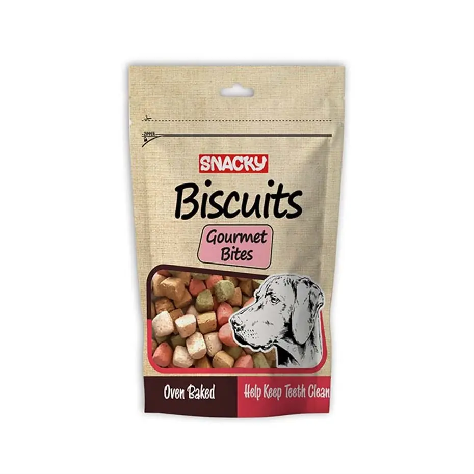 Snacky Gourmet Bites Köpek Ödül Bisküvisi 200gr
