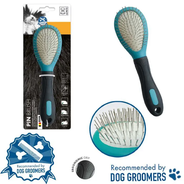 M-PETS Pin Brush Tel Köpek Fırçası 6,5x21,5cm