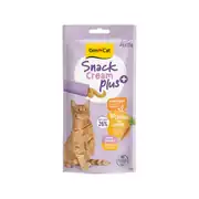Gimcat Snack Cream Tavuklu ve Havuçlu Kısırlaştırılmış Kedi Ödülü 6x15 gr 1