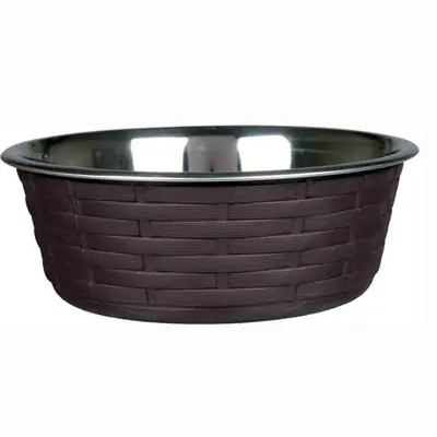 Trixie Köpek Paslanmaz Çelik Mama ve Su Kabı 0,4 lt 14 cm