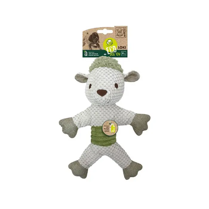 M-PETS Loki Eco Sevimli Kuzu Köpek Oyuncağı