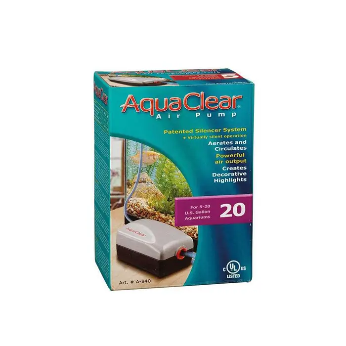 AquaClear Model 20 Tek Çıkışlı Akvaryum Hava Motoru 19-75 Litre/5W