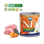 N&D Balkabaklı Kuzu Etli Tahılsız Köpek Konservesi 285gr 1