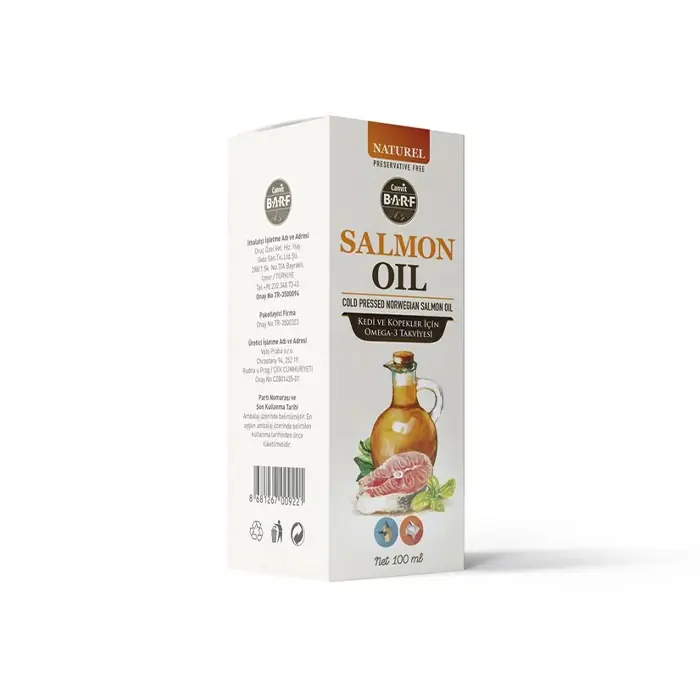 Canvit Barf Salmon Oil Kedi ve Köpek Balık Yağı 100 ML