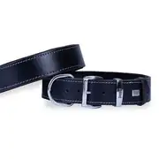 Doggie Yumuşak Dokulu Sade Köpek Boyun Tasmas Black 4x52-60cm 1