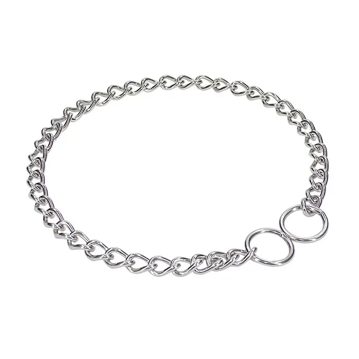 Doggie Boğma Zincir Paslanmaz Çelik Köpek Boyun Tasması 3x30-44cm