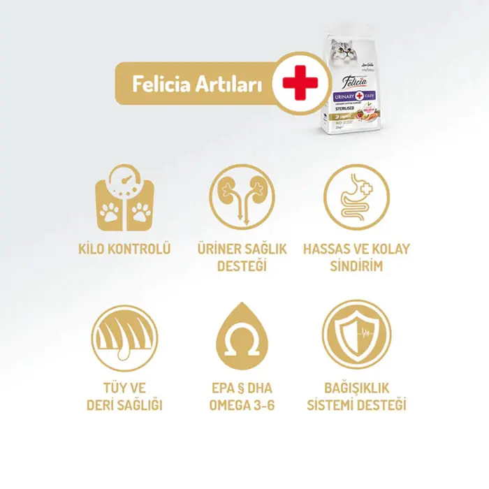 Felicia Kolajenli Somonlu Az Tahıllı Kısırlaştırılmış Hypoallergenic Kedi Maması 5 Kg