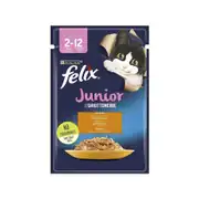 Felix Tavuk Etli Yavru Kedi Yaş Maması 85 Gr 1