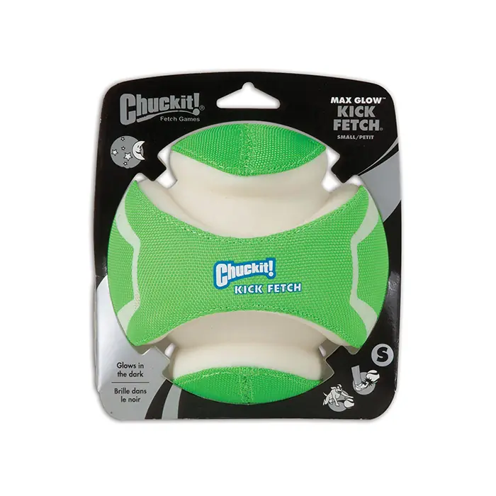 Chuckit! Kick Fetch Glow Dayanıklı Köpek Oyun Topu Small Yeşil