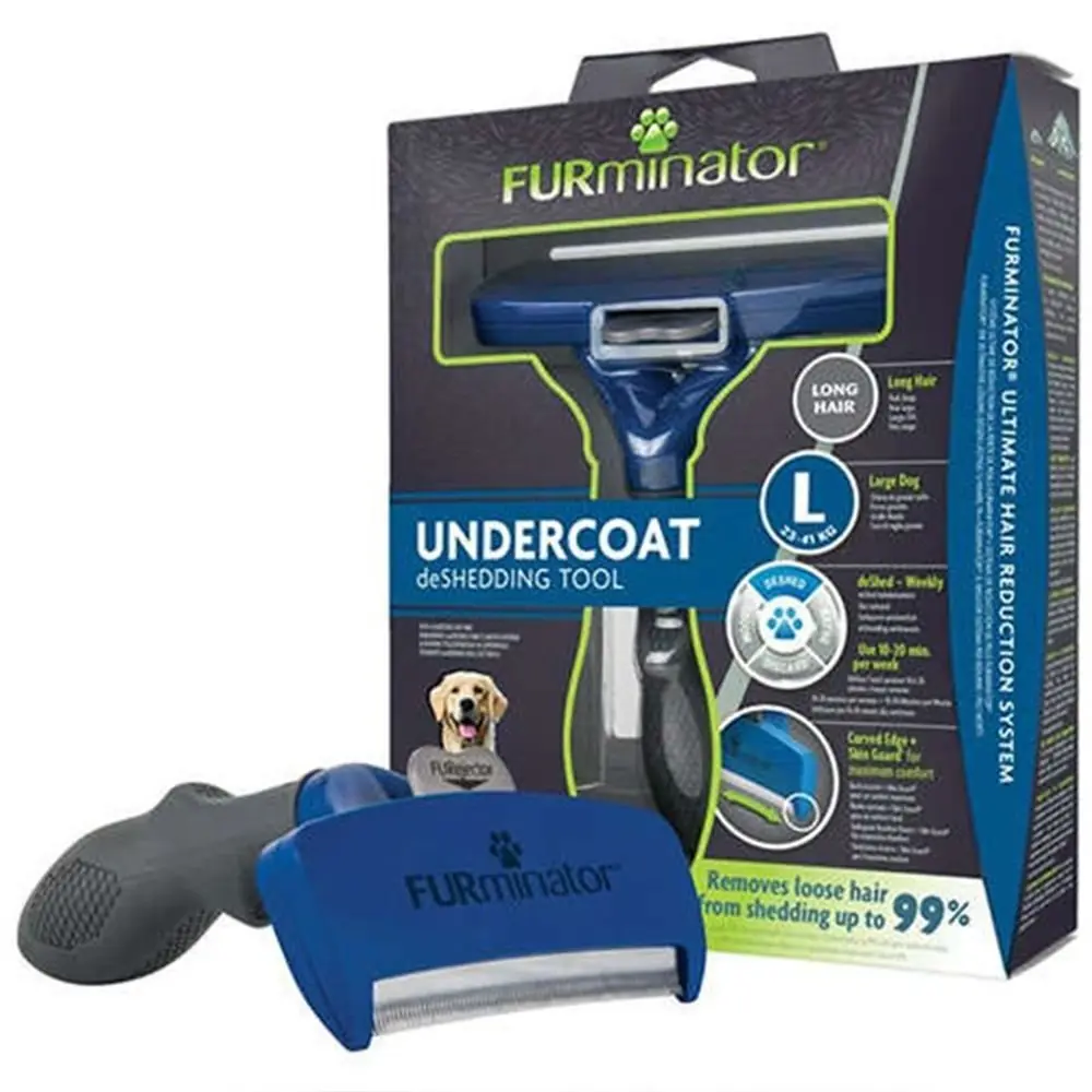 Furminator Long Hair Uzun Tüylü Köpek Tarağı Large