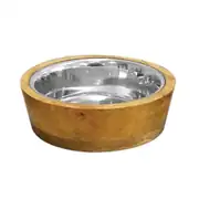 Lion Pet Bambuu Çelik Köpek Mama Kabı 16cm 1