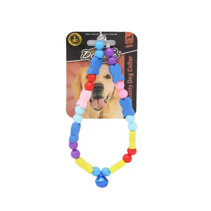 DOGLIFE Boncuklu Zilli Köpek Boyun Tasması 32cm