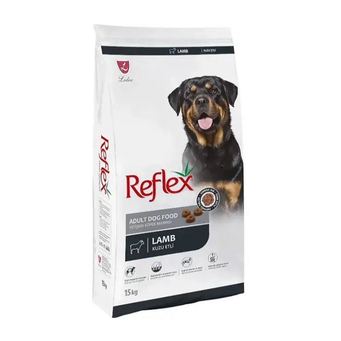 Reflex Kuzu Etli ve Pirinçli Yetişkin Köpek Maması 15 Kg