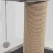Lotus Tekli Gri Kedi Tırmalama 66Cm 3