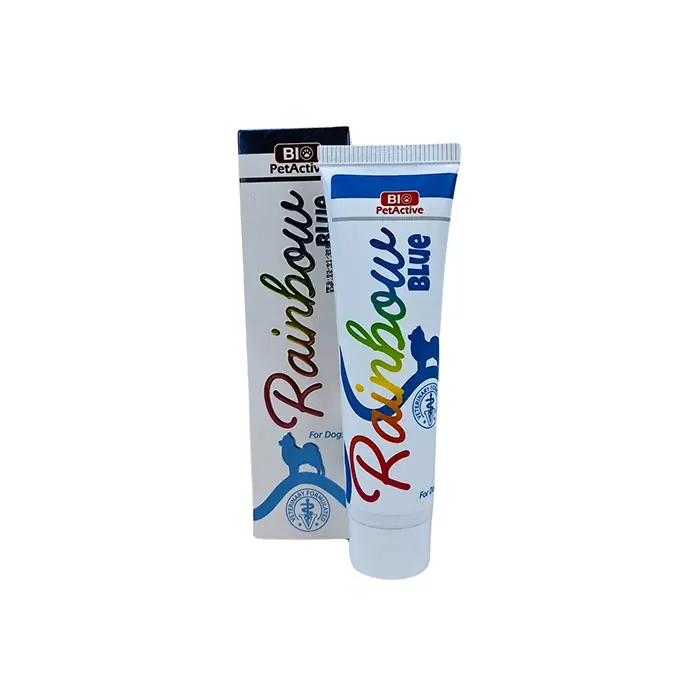 Bio PetActive Rainbow Köpekler için Tüy Renk Boyası Mavi 100ml