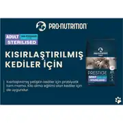 Pro Nutrition Prestige Adult Sterilised Yetişkin Kısırlaştırılmış Somonlu ve Morina Balıklı Kedi Maması 10kg 4