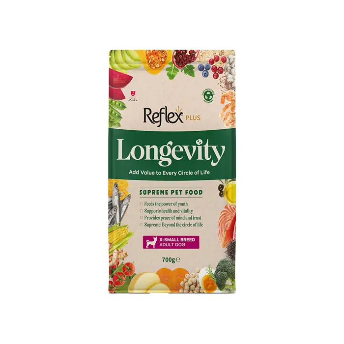Reflex Plus Longevity Hipoalerjenik Mini ve Küçük Irk Yetişkin Köpek Maması 700gr