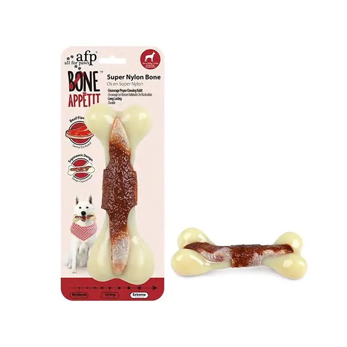 AFP Sığır Eti Aromalı Kemik Köpek Oyuncağı Large 21x8x4cm