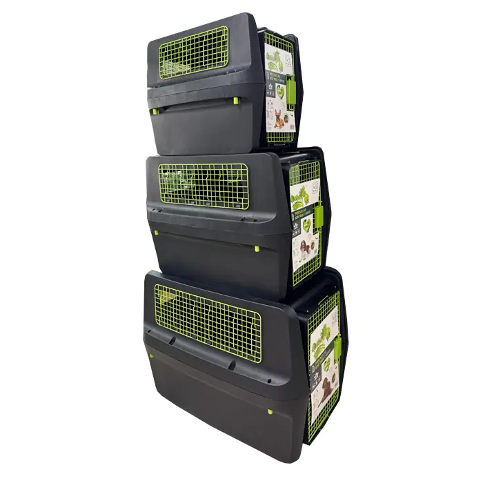 M-PETS Premium ECO IATA Onaylı Tekerlekli Köpek Taşıma Kafesi Medium 71x52x55cm