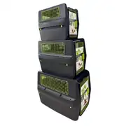 M-PETS Premium ECO IATA Onaylı Tekerlekli Köpek Taşıma Kafesi Medium 71x52x55cm 2