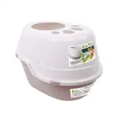 M-PETS Eco Tanta Üstten Girişli Kapalı Kedi Tuvaleti Desert Sand 1
