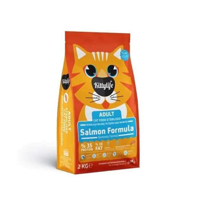 KittyLife Somon Balıklı Kısırlaştırılmış Kedi Maması 2 Kg