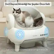 Neakasa M1 Üstü Açık Akıllı Kedi Tuvaleti Beyaz 3
