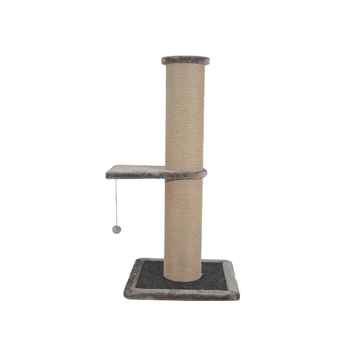 Lotus Tekli Gri Kedi Tırmalama 66Cm