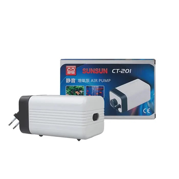Sunsun CT-201 Tek Çıkışlı Akvaryum Hava Motoru 90L/H 4W