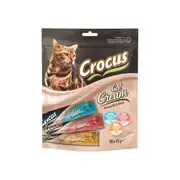 Crocus Tavuklu Ton Balıklı Somonlu Krema Kedi Ödülü 30x15gr 1