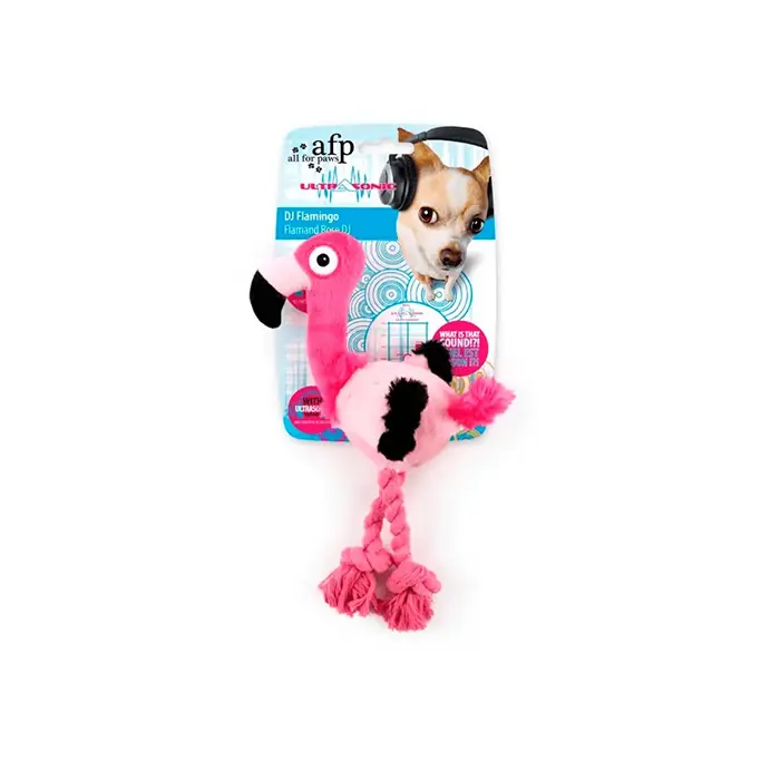 AFP Ultrasonic Flamingo Köpek Oyuncağı 27x22x9cm
