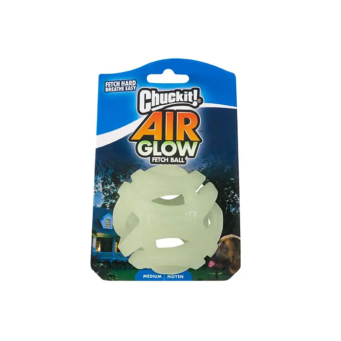Chuckit! Max Glow Air Fetch Gece Parlayan Köpek Oyun Topu Orta Boy