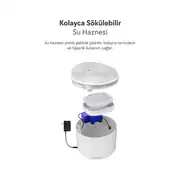 Dogness Kedi ve Köpek Akıllı Su Pınarı 14x13cm 1 Litre Yeşil 4