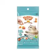 Me-O Yummie Bites Soft Chew Tavuklu ve Mavi Yüzgeçli Orkinoslu Kedi Ödülü 30 gr 1