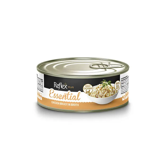 Reflex Plus Essential Et Suyunda Tavuk Göğüslü Yetişkin Kedi Konservesi 70gr