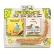 Jungle Muhabbet Kuşu İhtiyaç Seti 8'li Paket 1