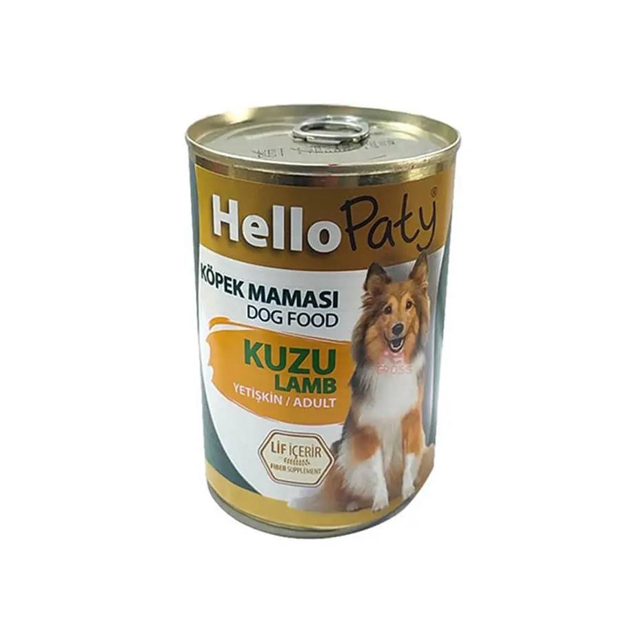 Hello Patty Kuzu Etli Yetişkin Köpek Konservesi 415gr