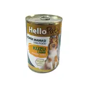 Hello Patty Kuzu Etli Yetişkin Köpek Konservesi 415gr 1