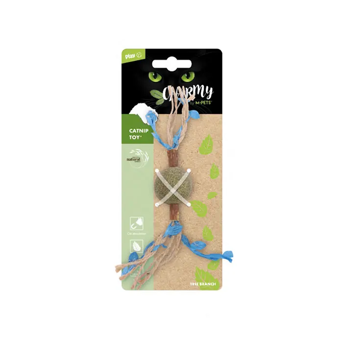 M-PETS Charmy Brancy Catnipli Kedi Oyuncağı Mavi