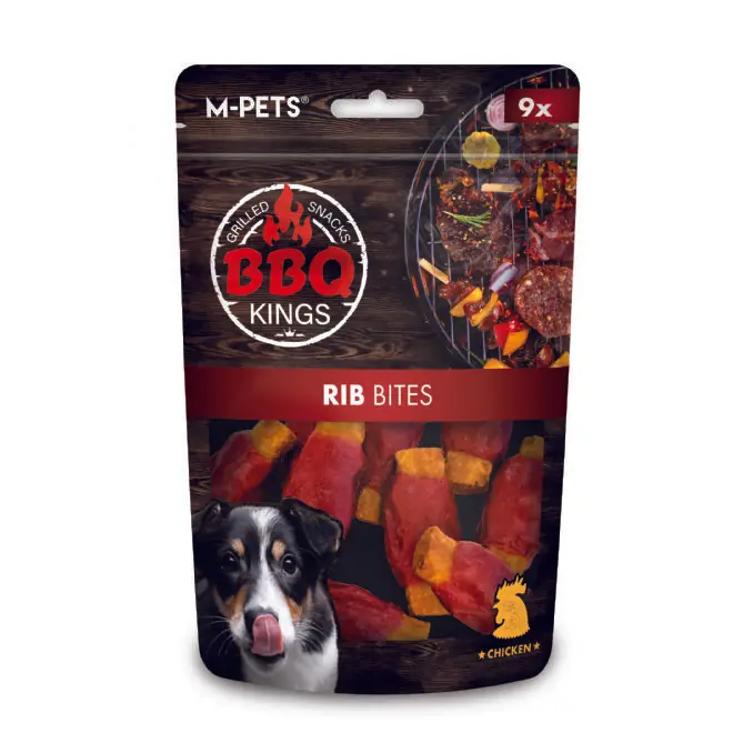 M-pets BBQ Kings Rib Bites Tavuklu Köpek Ödül Maması 115gr