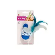 Flamingo Tüylü Buz Kuş Kedi Oyuncağı 10cm 1