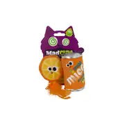 Mad Cat Orange Mice Soda Kedi Otlu ve Matatabili 2'li Kedi Oyuncağı 1
