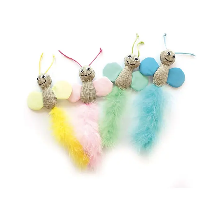 M-PETS Butterfly Kedi Oyuncağı Karışık Renkli
